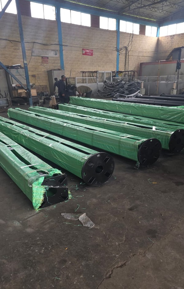 Street-light poles fabricated by KGM Engineering